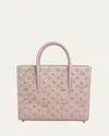 Christian Louboutin Paloma Medium Top Handle In Loubinthesky Leather In Pink