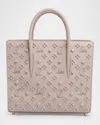 Christian Louboutin Paloma Medium Top Handle In Loubinthesky Leather In Neutral