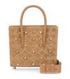 Christian Louboutin Verzierte Tote Paloma Mini Aus Leder In Red