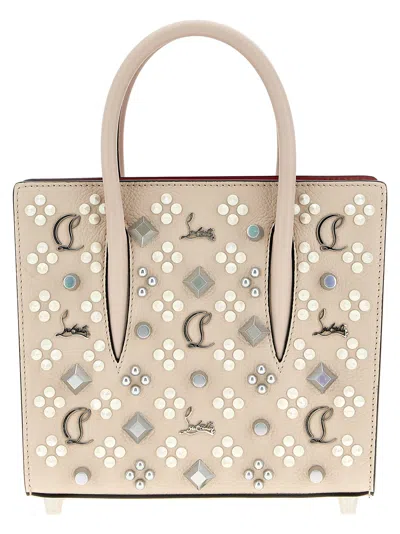 Christian Louboutin Paloma Mini Handbag In Cream