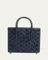 Christian Louboutin Paloma Mini In Leather With Loubinthesky Spikes In Navy