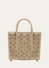 Christian Louboutin Paloma Mini In Leather With Loubinthesky Spikes In Beige