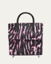 Christian Louboutin Paloma Mini Quagga Strass Top-handle Bag In Glamblackmulti