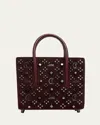 Christian Louboutin Paloma Mini Top-handle Bag In Loubinthesky Suede