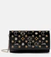 Christian Louboutin Womens  Paloma Jewel-embellished Leather Wallet-on-chain In Black