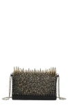 Christian Louboutin Paloma Spike Leather Crossbody Clutch In Multi