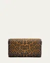 Christian Louboutin Paloma Spike Leopard-print Leather Wallet On Chain In Leopard