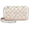 Christian Louboutin Paloma Studded Leather Clutch In Multi