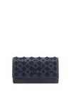 Christian Louboutin Paloma Wallet On Chain In Loubinthesky Leather In Navy