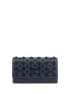 Christian Louboutin Paloma Wallet On Chain In Loubinthesky Leather In Navy