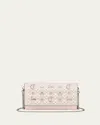 Christian Louboutin Paloma Wallet On Chain In Loubinthesky Leather In Pink