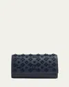 Christian Louboutin Paloma Wallet On Chain In Loubinthesky Leather In Navy
