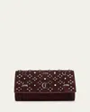 Christian Louboutin Paloma Wallet On Chain In Loubinthesky Suede