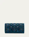 Christian Louboutin Paloma Wallet On Chain In Loubinthesky Suede In Multi