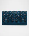 Christian Louboutin Paloma Wallet On Chain In Loubinthesky Suede