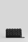 Christian Louboutin Paloma Wallet Shoulder Bag In Black Leather In Black