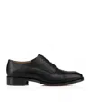 Christian Louboutin Cortomale Leather Derby Shoes In Black