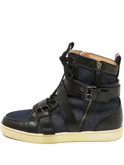 Pre-owned Christian Louboutin Panelled-design Sneakers
