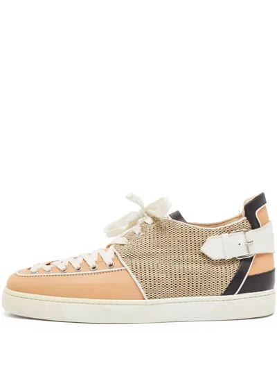 Pre-owned Christian Louboutin Panelled Sneakers