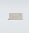 Christian Louboutin Panettone Embossed Leather Wallet In Goose/goose
