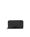 Christian Louboutin Panettone Leather Wallet In Black