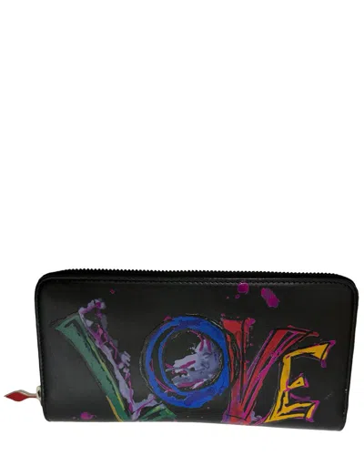 Pre-owned Christian Louboutin Panettone Loubitag Wallet (authentic Pre-loved)