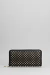 Christian Louboutin Panettone Wallet In Black Leather In Black