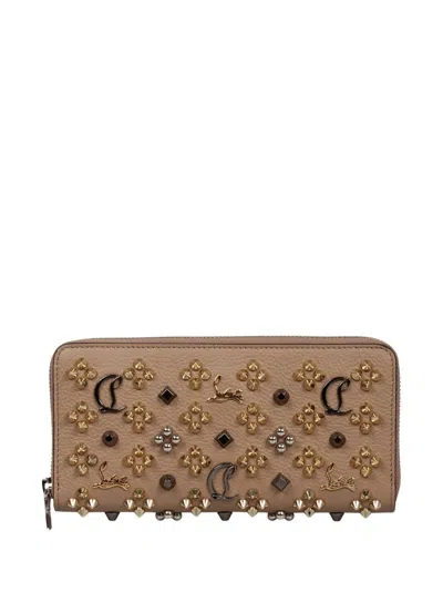 Christian Louboutin Panettone Wallet In Brown