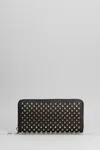 Christian Louboutin Panettone Wallet In Black Leather In Black