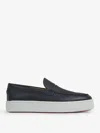 Christian Louboutin Paqueboat Loafers In Navy Blue