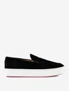 Christian Louboutin Men's Varsiboat Loafers In Black