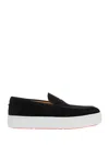 Christian Louboutin Men's Varsiboat Loafers In Black