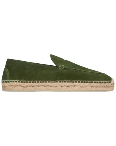 Christian Louboutin Paquepapa Suede Espadrille In Vertlaine