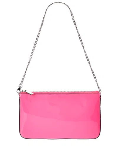 Christian Louboutin Patent Clutch In Pink