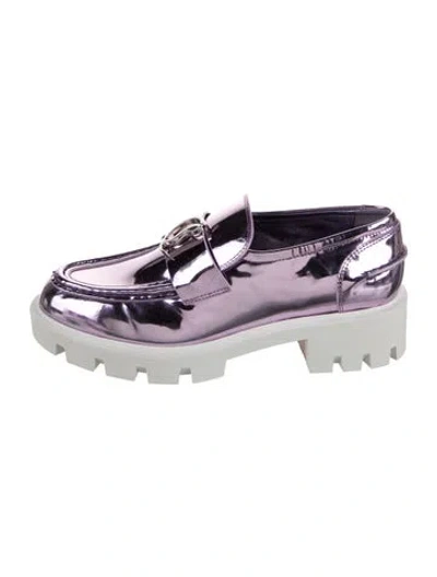 Pre-owned Christian Louboutin Patent Leather Loafers