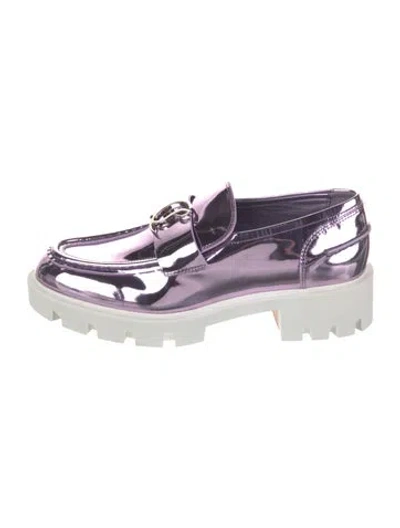 Pre-owned Christian Louboutin Patent Leather Loafers
