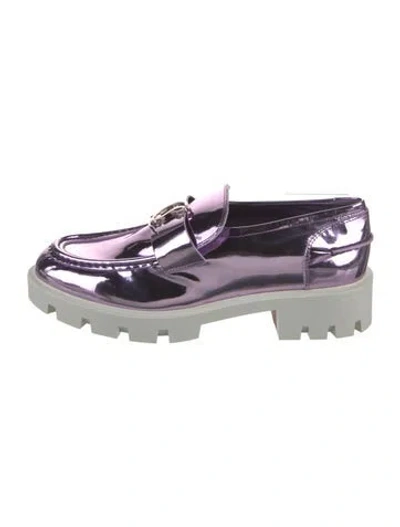 Pre-owned Christian Louboutin Patent Leather Oxfords