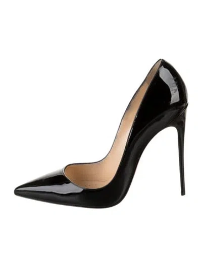 Pre-owned Christian Louboutin Patent Leather Pumps In Black