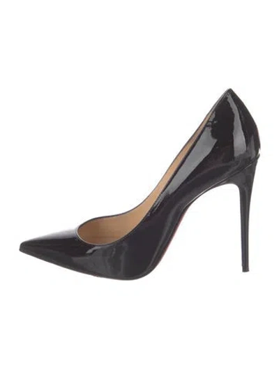 Pre-owned Christian Louboutin Patent Leather Pumps In Blue