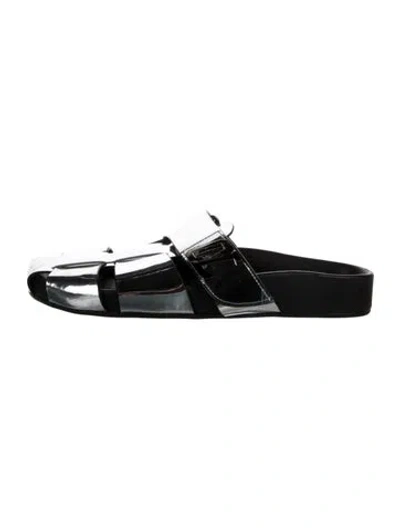 Pre-owned Christian Louboutin Patent Leather Slippers