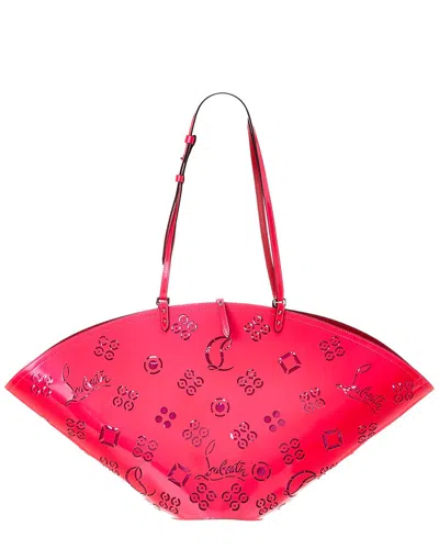 Christian Louboutin Patent Tote In Pink