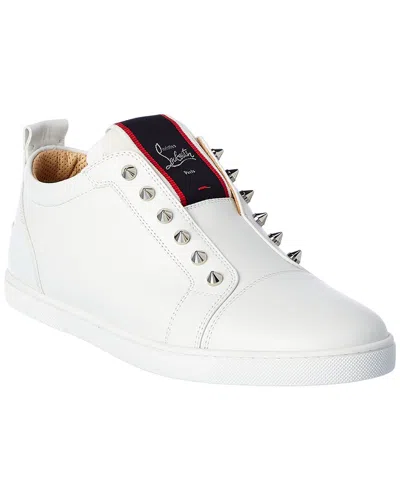 CHRISTIAN LOUBOUTIN CHRISTIAN LOUBOUTIN P.A.V. FIQUE LEATHER SNEAKER