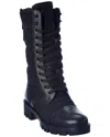 Christian Louboutin Pavleta Neoprene & Leather Boot In Black
