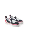 Christian Louboutin Boys Version Vy Kids Pedrito Junior Cotton-canvas Low-top Trainers In Version Navy