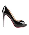 CHRISTIAN LOUBOUTIN PEEP-TOE STILETTO-HEEL PUMPS