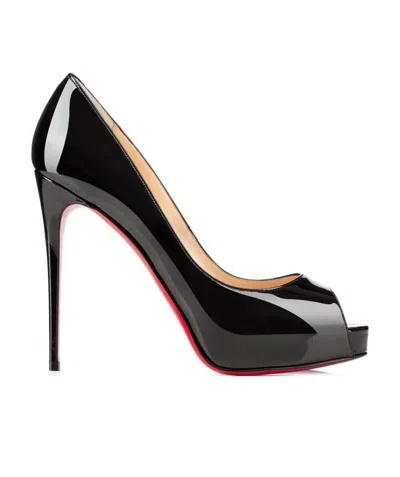 CHRISTIAN LOUBOUTIN PEEP-TOE STILETTO-HEEL PUMPS