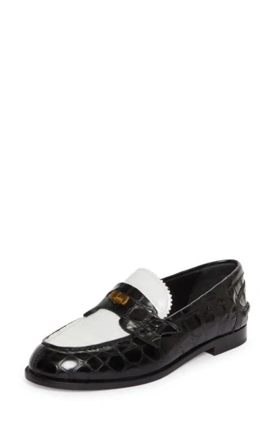 Christian Louboutin Penny Loafer In Black