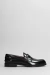 Christian Louboutin Penny Loafers In Black Leather