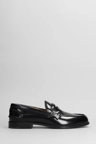 Christian Louboutin Penny Loafers In Black