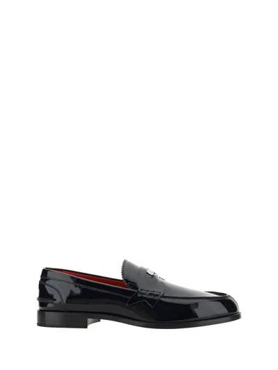 Christian Louboutin Penny Loafers In Black